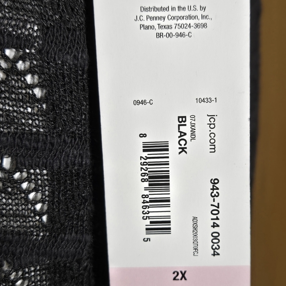 a.n.a Black Lace Short Sleeve  Cardigan Duster NWT 2XL - Picture 7 of 7